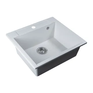 Мойка кухонная Reflexion Cubi 55-WH RX1555WH белый